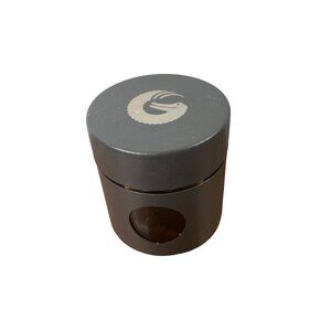 Coffee Gator Small Stainless Steel Glass Canister Bean Store Storage Travel Size